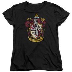 Harry Potter Gryffindor Crest Women's T-Shirt Women's T-Shirt Harry Potter Hufflepuff Crest, Slytherin Snake, Slytherin Crest, Gryffindor Crest, Harry Potter Shop, Harry Potter Slytherin, Harry Potter Ravenclaw, Harry Potter Hufflepuff, Harry Potter Gryffindor