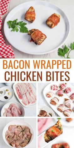 Try this irresistible bacon-wrapped chicken bites recipe in the air fryer or oven. You can even modify to make in a smoker or on the grill. From sweet brown sugar and hot honey variations to keto-friendly options, these tasty bites are sure to be a crowd favorite at any meal or gathering! Air Fryer Bacon Wrapped Chicken, Meaty Appetizers, Chicken Bites Recipe, Bacon Wrapped Chicken Breast, Bacon Wrapped Chicken Bites, Air Fryer Bacon, Tailgate Recipes, Fantastic Recipes, Tailgate Parties