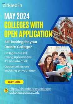 Cirkled In - Colleges with open Applications College Apps, Best Colleges, College Search, College List, Dream College