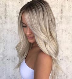 Grey Balayage, Pelo Color Vino, Sandy Blonde Hair, Hair Color For Fair Skin, Ash Blonde Hair Colour, Color Rubio, Ash Hair Color, Hair Blond