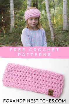 the free crochet headband pattern is available for purchase