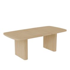 an empty wooden table on a white background