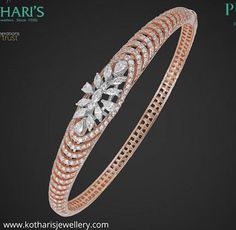 Tanishq Diamond Bangles, Diamond Bangles Designer Latest, High Jewelry Bracelet, White Stone Bracelet, Bangle Diamond, Jewelry Necklace Simple, Diamond Bracelet Design