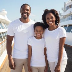 Featuring a wonderful family wearing white 3001 Bella Canvas T-shirts celebrating life ! This mockup template is perfect for anyone in the Print-On-Demand (POD) industry or looking for a simple and stylish lifestyle mockup. With this digital download, you'll have access to high-quality images that'll be sure to make your shop stand out! Don't wait, add these beautiful mockups to your collection today! Available colors: White Mockup Details: Brand: Bella Canvas 3001 Classic Fit Sport Heavy Blend T-Shirt ATTN: Although most colors should match the mockups on Printify and Printful, there may be a few that are slightly off. If you encounter any issues with the color you want to use, please send me a message and I will work with you to find a solution. Size: Large Digital Download: This is an i Family Shirt Mockup, Casual White Tops For Family Events, Family Matching Short Sleeve Tops, Family Matching Solid Color Short Sleeve Tops, White Crew Neck T-shirt For Family Outings, White Family Matching T-shirt, White Short Sleeve T-shirt For Family Outings, White Crew Neck T-shirt For Family Reunion, White Short Sleeve Tops For Family Outings