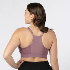 Motherhood is a workout, especially if you’re pumping! Whether you’re occasionally or exclusively pumping, working out or working from home, you need a comfortable, convenient pumping bra that can keep up with you – because you shouldn’t have to change your bra to pump or nurse. Made with busy moms in mind, our pumping sports bra has a supportive racerback construction and simple pullover design without any uncomfortable underwires or hooks. It’s perfect for low-impact activities like walking an Simple Pullover, Pumping Bra, Nursing Sports Bra, Hands Free Pumping, Exclusively Pumping, Or Nurse, Pumping Bras, Nursing Mom, Women's Sports