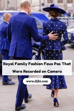 royal family fashion faux pass that were recorded on camera