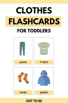 clothes flashcards free printable Clothes Flashcards, Clothes Names, Child Clothes