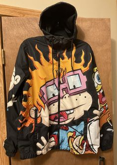 Fun Winter Streetwear Outerwear, Fun Hooded Winter Outerwear, Graphic Print Outerwear For Winter Outdoor Activities, South Park Jacket, Red Nike Shoes, Red Nike, Members Only, Fashion Mens, Star Girl