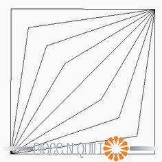 an orange and white drawing of a sailboat