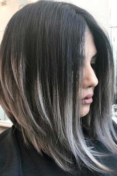 Easy cute and trendy hairstyle ideas | Hairstyle tutorial ideas Edgy Bob Haircuts, Highlights For Dark Brown Hair, Inverted Bob Hairstyles, Thick Hair Styles Medium, Trendy Hairstyle, Inverted Bob, Shoulder Length Hair Cuts, Haircuts For Medium Hair, Brown Suits