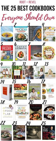 the 25 best cookbooks for everyone should own