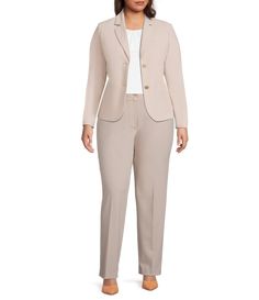 Shop for Calvin Klein Plus Size Long Sleeve 2-Button Suit Jacket & Plus Size Classic Fit Straight Leg Pants at Dillard's. Visit Dillard's to find clothing, accessories, shoes, cosmetics & more. The Style of Your Life. Fitted Ankle-length Pants With Button Closure, Slim Fit Pants With Button Closure For Work, Elegant Calvin Klein Straight Leg Dress Pants, Calvin Klein Elegant Straight Leg Dress Pants, Elegant Calvin Klein Straight Dress Pants, Stretch Dress Pants With Button Closure For Workwear, Elegant Calvin Klein Trousers, Elegant Tailored Calvin Klein Bottoms, Elegant Tailored Bottoms By Calvin Klein