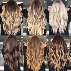 Blonde Long Hairstyles, Balayage Brown To Blonde, Balayage Brown, Side Braids, Brunette Ombre, Blond Balayage, Brunette Balayage, Dark Roots Blonde Hair, Long Hair Color