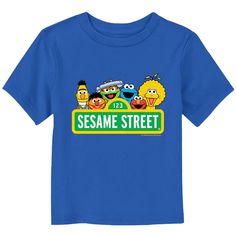 We can tell you how to get to Sesame Street and look good doing it, with these adorable designs for the whole family from the iconic, long-running children's series Sesame Street! Step onto Sesame Street with this officially licensed Toddlers' Sign Classic Group Portrait Graphic T-Shirt featuring Ernie, Bert, Oscar the Grouch, Cookie Monster, Elmo, and Big Bird behind the iconic Sesame Street sign. Bring joy and laughter to your kids' day with this new Sesame Street apparel! Sesame Street Shirt Ideas, Sesame Street Sign, Sesame Street Signs, Seaseme Street, Street Apparel, Portrait Graphic, Group Portrait, Trending Graphic Tees, Oscar The Grouch