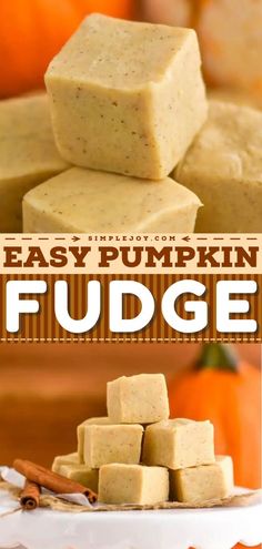 Pumpkin Fudge, thanksgiving desserts, thanksgiving sweet treats White Chocolate Pumpkin Fudge, Pumpkin Pie Fudge Recipe Easy, Pumpkin Fudge With Marshmallow Fluff, Thanksgiving Fudge Ideas, Pumpkin Can Recipes Easy, Pumpkin Fudge Condensed Milk, Pumpkin Fudge Easy, Fall Recipes For Kids To Make, Easy Halloween Fudge