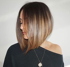 Fine Hair Angled Bob, Graduated Bob Haircuts Long, Angled Bob Haircuts, Angled Bob Hairstyles, Rainbow Hair Color, Bob Haircut For Fine Hair, Short Bob Haircuts, Haircuts For Fine Hair, Bob Haircuts