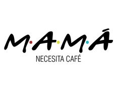 the word mama written in black and multicolored dots