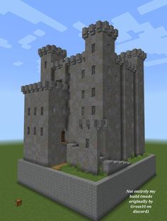 an image of a castle in minecraft