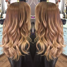 Love my blonde balayage. Hair by Cait Auburn Base With Balayage, Gingerbread Blonde Balayage, Toffee Blonde, Auburn Curls, Gingerbread Hair, Highlights Copper, Sombre Hair Color, Blonde Balayage Hair, Copper Blonde Hair