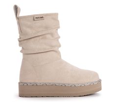 Cozy-chic vibes, incoming! These stylish boots feature a scrunched shaft and a thick platform sole that effortlessly elevate your look. From MUK LUKS. Chic Vibes, Stylish Boots, Cozy Chic, Elevate Your Look, Platform Boots, Fashion Shoes, Shoe Boots, Boots