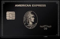 an american express credit card with the image of a man in native headdress