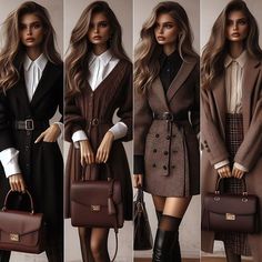 Dark Academia Outfit Professional, Academia Aesthetic Outfit Women, Classy Winter Aesthetic, Old Money Dark Academia Outfits, Dark Feminine Winter Outfits, Academic Outfit Aesthetic, Dark Academia Work Outfit, Modern Academia Aesthetic, Work Bag Aesthetic