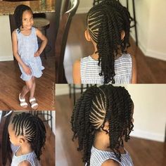 12 Easy Winter Protective Natural Hairstyles For Kids - Coils and Glory Protective Natural Hairstyles, African American Kids Hairstyles, Kiddie Hairstyles, Teens Hairstyles, Twisted Hair, Natural Hairstyles For Kids, Girls Natural Hairstyles