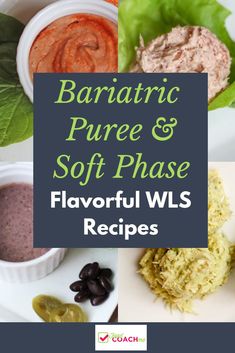 Bariatric Bypass Pureed Recipes, Soft And Pureed Foods, Gastric Bypass Puree Stage, Soft Diet Bariatric, Bariatric Recipes Sleeve Week 5, Bariatric Soft Food Snacks, Bariatric Bean Recipes, Protein Puree Recipes