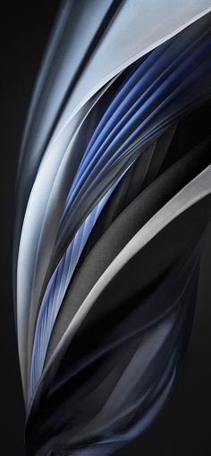 an iphone wallpaper with blue and grey lines on it's side, as well as the back