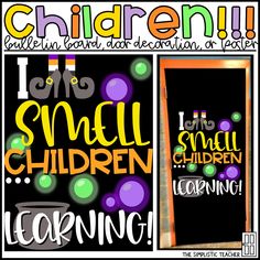 an image of children's classroom posters with the words, i can read and learn