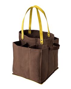 CBA - CapaBunga CapaBunga Brown Market Tote - Little Miss Muffin Children & Home Utility Tote Bag, A Bunch Of Flowers, Large Utility Tote, Market Tote Bag, Utility Tote, Utility Bag, Blue Gift, Wine Bag, Petrol Blue