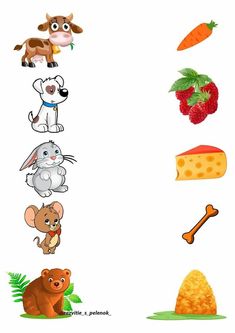 an animal and other animals are shown in this letter match up game, which is part of