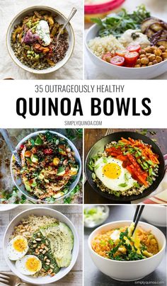 the ultimate guide to healthy quinoa bowls