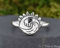 12mm Solid 925 Sterling Silver Sun Ocean Wave Engraved Karma Ring → High Polished → 12mm Height → SOLID 925 Sterling Silver → Not Plated or Silver Filled → Minimalist The ring comes with a gift box as shown in the product description picture; Ready for gifting. Karma Ring, Sun Ring, Ocean Wave, Star Ring, Personalized Rings, Summer Jewelry, Original Gift, Ring Silver, Ocean Waves