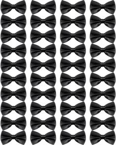 PRICES MAY VARY. Ample Quantity: the package contains 40 pieces of men bow ties, suitable for events that require multiple people to attend in formal wear, and more convenient for daily changing Thoughtful Design: our black bow tie comes pre tied in a neat bow, no need to search for tutorials to learn how to tie it, good time saver; It also features an adjustable collar for your comfort and customization of wearing Soft Satin Material: the satin bow ties for men can add some sophistication to mo Men's Bow Ties, Bow Tie Party, Tuxedo Bow Tie, Costume Wedding, Black Bow Tie, Tuxedo For Men, Suit Shirts, Boy Costumes, Satin Color