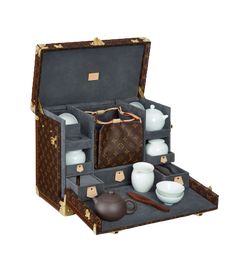 LOUIS VUITTON® - Tea Case - Monogram Louis Vuitton Trunk, Trunk Boxes, Louis Vuitton Store, Holiday Ribbon, Travel Box, Tea And Coffee, Chinese Tea, Louis Vuitton Official, Small Leather Goods