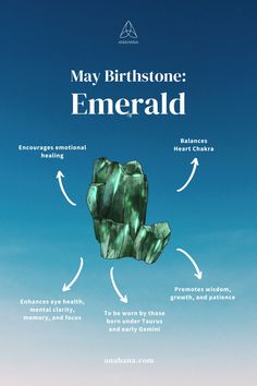 an image of some rocks with the words emerald on it and arrows pointing to them