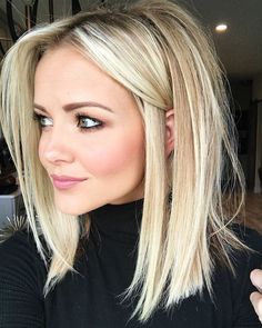 Longbob Hair, Κούρεμα Bob, Cute Simple Hairstyles, Hair 2018, Short Straight Hair, Long Bob Hairstyles