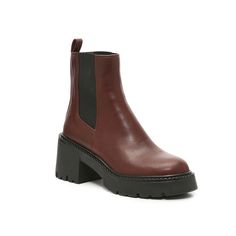 Dark Brown Chelsea Boots, Chelsea Brown, Meeting Outfit, Trending Handbags, Chunky Chelsea Boots, Brown Chelsea Boots, Lug Sole Boots, Style Goals