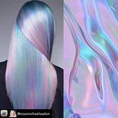 Holographic Hair, Platinum Hair, Pretty Hair Color