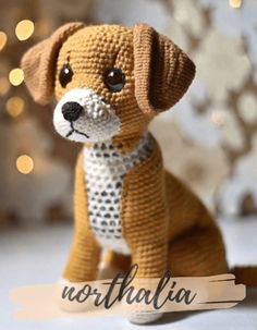 Crochet Dog and Bear Free Pattern - Crocheted Bookmarks, Crochet Circle Pattern, Animal Knitting, Crochet Applique Patterns Free, Crochet Circle, Crochet Animal Amigurumi, Animal Knitting Patterns, Knit Projects, Quick Crochet Patterns