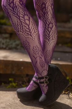 Peacock Feathers Net Tights – Sock Dreams Lace Tights With Lace Trim, Stretch Purple Hosiery For Party, Purple Stretch Hosiery For Party, Party Lace Tights With Lace Trim, Purple Thigh High Tight Hosiery, Purple Tight Thigh High Hosiery, Fitted Purple Thigh High Stockings, Fitted Purple Thigh-high Legwear, Fitted Purple Thigh High Legwear