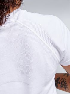 HERE TODAY Cropped Tee White – LNDR US Casual Short Sleeve Tops In Recycled Polyester, Relaxed Fit Short Sleeve Tops In Recycled Polyester, Athleisure Short Sleeve Tops In Recycled Polyester, Short Sleeve Athleisure Tops In Recycled Polyester, Sporty Short Sleeve Tops In Recycled Polyester, Stretch Recycled Polyester Short Sleeve Tops, Stretch Short Sleeve Tops In Recycled Polyester, Relaxed Fit Go-dry Top In Recycled Polyester, Relaxed Fit Moisture-wicking Top In Recycled Polyester