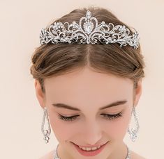 Bridal Bridesmaid Wedding Prom Crystal Rhinestone Diaman Crown Tiara Gifts Description: Description： 100% brand new & high quality Color：As shown in figure Size：one size Material：alloy Package ：1* Hair band SKU：DTS6989 Preview: Tiara Headband, Bride Crown, Crown Tiara, Rhinestone Tiara, Rhinestone Crown, Headband Tiara, Crystal Tiaras, Crystal Crown, Crown Headband