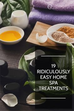 These ridiculously easy home spa treatments will give you all the benefits of going to a spa, without wasting your precious time or money. Home Spa Treatments, Spa Kit, Home Spa