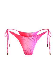 When you’re ready to hit the pool or lounge in the sun, there is only one classic bikini choice, our Berry Classic Tie-Scrunched Bikini Bottoms. Our beautiful styling makes the unique Berry pink optical print stand out. These bottoms pair well with our Berry pink Triangle Bikini Top or any of our other Berry pink optical print or Roze solid pink bikini tops. Pink Drawstring Swimwear For Poolside, Trendy Drawstring Swimwear For Poolside, Pink Triangle, New Product, Topshop, How To Wear