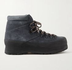 Throwing Fits, Boots For Men, The Cult, Black Rubber, Mr Porter, Suede Shoes, Suede Boots, New Bag, Lace Up Boots