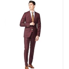 Indochino Slim Fit Burgundy Jacket Nwt 46r Jacket Shoulders 20 Sleeve Length 23.5 Bicep 17 Chest 48 Waist 46 Hip 46.5 Jacket Length 30 Questions Welcomed Burgundy Suit Jacket Black Pants Men, Classic Burgundy Suits With Suit Collar, Classic Burgundy Suit With Suit Collar, Red Winter Suits For Workwear, Classic Burgundy Winter Suits, Red Winter Business Casual Suit, Red Winter Office Suits, Slim Fit Red Blazer For Workwear, Red Slim Fit Blazer For Workwear