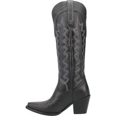 Take your standards to the next level with the Dingo 1989 High Cotton Boot. This boot has it all: the classic western stitching and body, but with a chic twist. The fashion snip toe, 16-inch height and 3” heel brings this boot and any outfit you pair it with to the highest degree. Black Western Knee-high Boots With Square Toe, Classic Boots For Western-themed Winter Events, Classic Boots For Winter And Western-themed Events, Classic Winter Boots For Western-themed Events, Fitted Black Heeled Boots For Ranch, Western Black Knee-high Boots With Reinforced Heel, Western Style Black Knee-high Boots With Reinforced Heel, Black Western Knee-high Boots With Reinforced Heel, Black Boots With Reinforced Heel