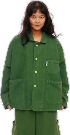 Salad Romaine, Big Sandwich, Canvas Jacket, Big Pockets, Chore Coat, The Maker, Clothing Care, Food Cooking, Green Jacket